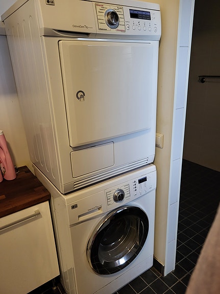 LG pesukone ja kuivausrumpu
