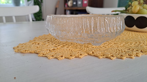 Iittala lasikulho Lunaria Tapio Wirkkala