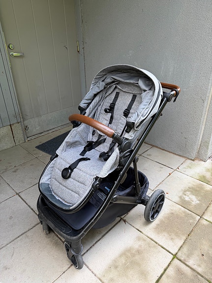 Britax vaunut rattaat harmaa / pinkki