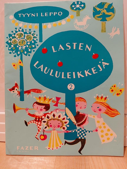 Retro Fazer musiikin nuottikirja "Lasten laululeikkejä 2" ja BONUS