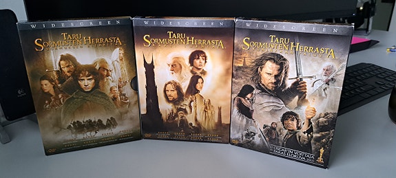 Taru sormusten herrasta trilogia (DVD Widescreen)