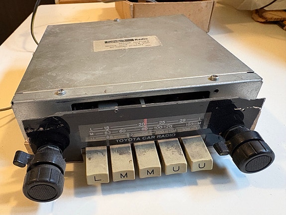 Toyota Car Radio vanha autoradio