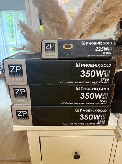 Phoenix Gold ZP65 ja ZPR35 kaiuttimet autoon