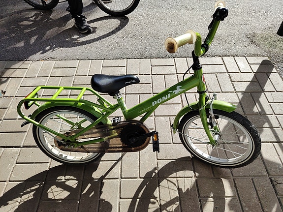 Tunturi Poni lasten polkupyörä 16" vihreä