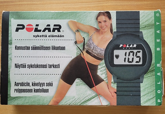 Polar Beat sykemittari musta