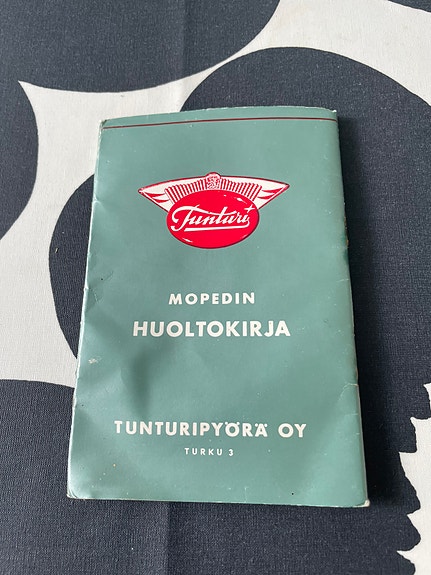 Tunturi mopedin huoltokirja