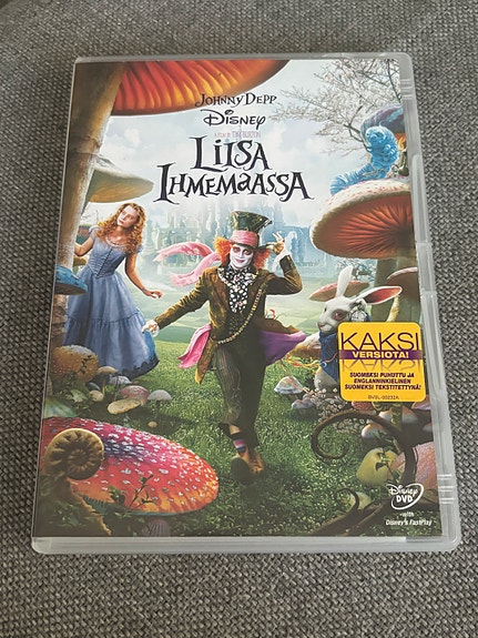 Disney Liisa Ihmemaassa DVD.