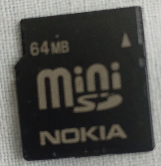 Nokia miniSD muistikortti 64 MB