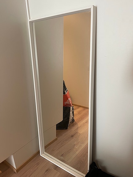 IKEA kokovartalopeili valkoinen kehys