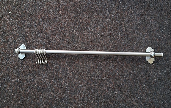 FINTORP keittiötanko 57cm ja S-koukut