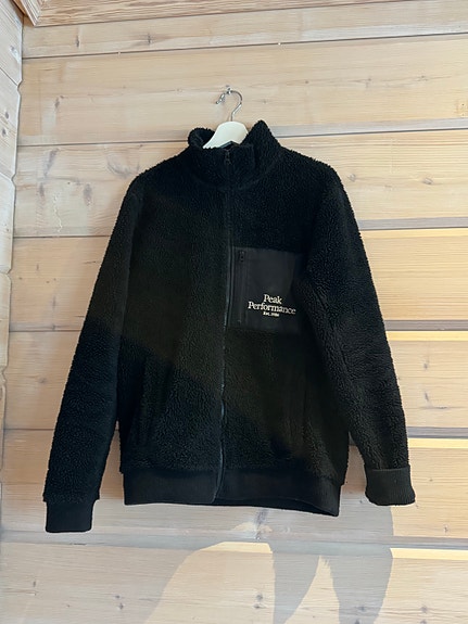 Peak Performance fleece-takki M musta