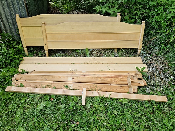 Sängyn runko 160x200, massiivi koivua