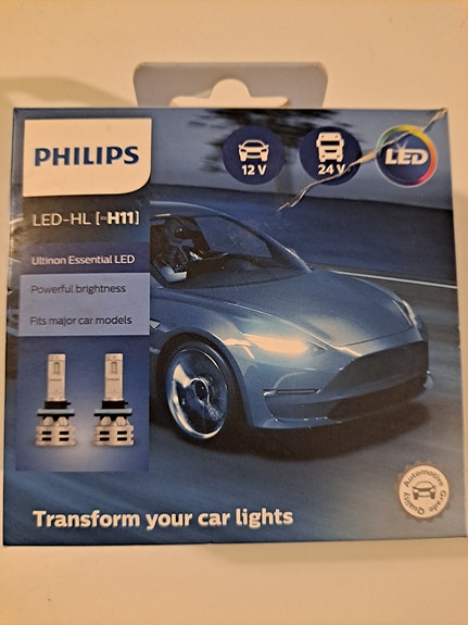 Philips H11 LED-ajovalopolttimot