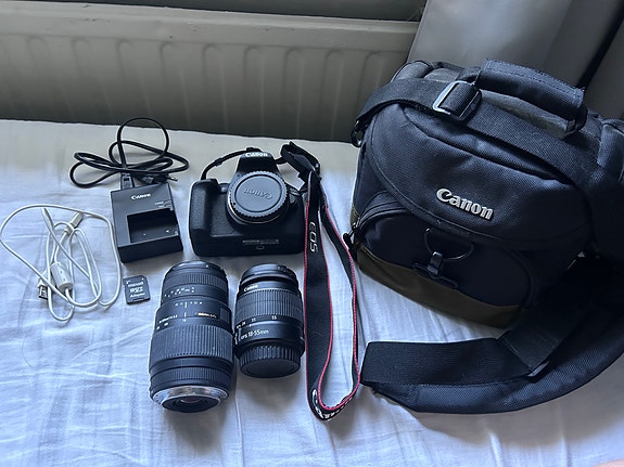 Canon EOS 1300D järjestelmäkamera paketti