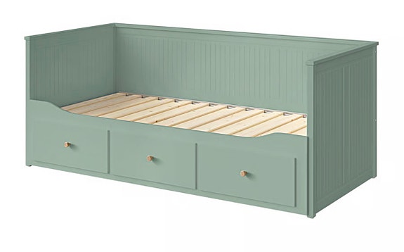 IKEA Hemnes harmaanvihreä sohvasänky