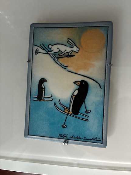 Arabia Heljä Liukko-Sundström pupu seinälaatta