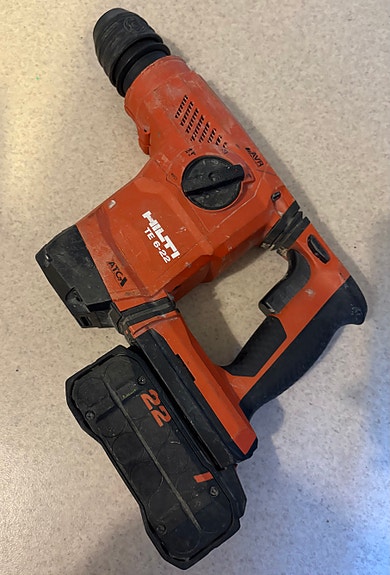 🔨 Hilti TE 6-22 akkuporavasara – 150 € 🔨
