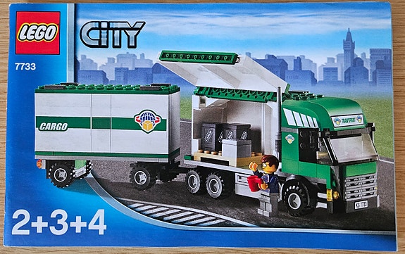 Lego city rekka-auto & haarukkanosturi