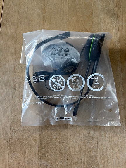 Xbox One pelikuulokemikrofoni musta