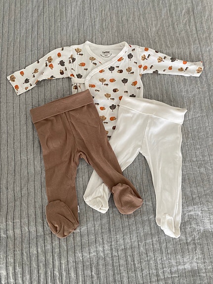 Setti koossa 68. Reima Tutta body ja 2kpl pöksyjä, unisex.