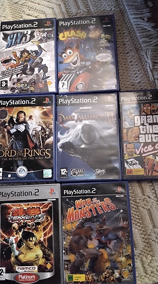 playstation 2 pelit 7kpl