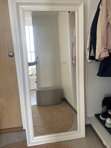 Ikea iso valkoinen peili