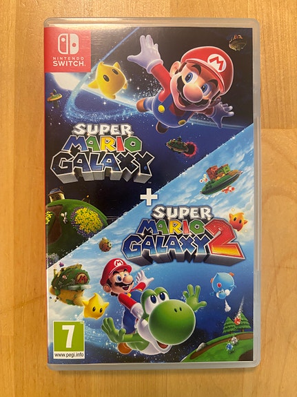 Nintendo Switch Super Mario Galaxy + Super Mario Galaxy 2 peli
