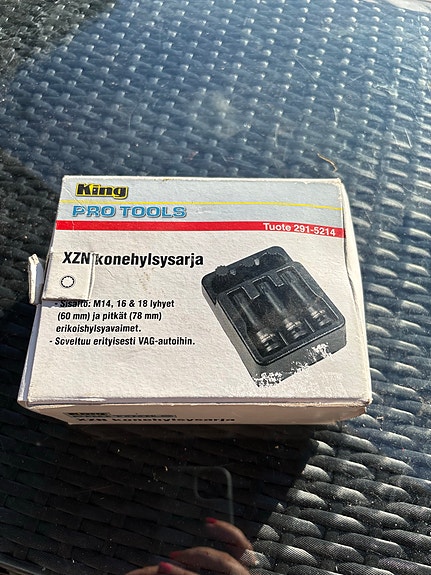 King Pro Tools XZN konehylsysarja M14 M16 M18