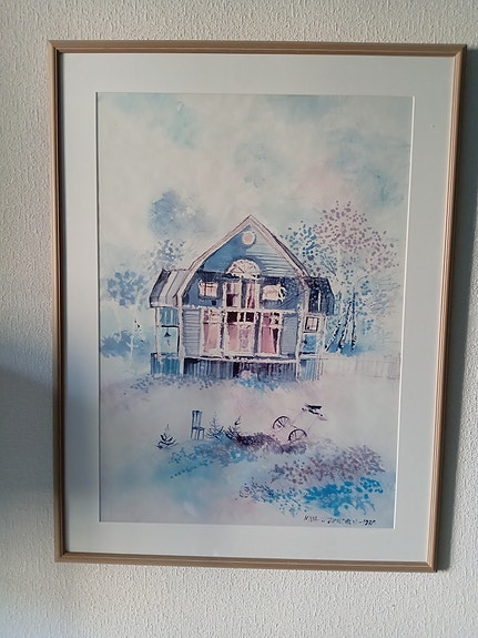 Vesivärimaalaus Minna Immonen