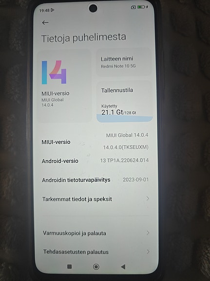 Redmi note 10 5G
