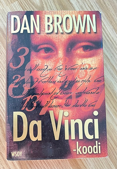 Dan Brown Da Vinci -koodi kovakantinen kirja suomeksi