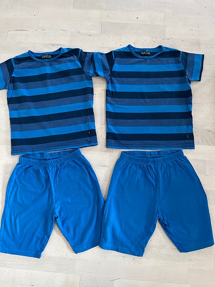 2 Ratia shortsi pyjamaa 130cm