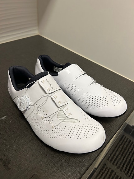 Shimano maantiepyöräilykengät koko 42 valkoinen