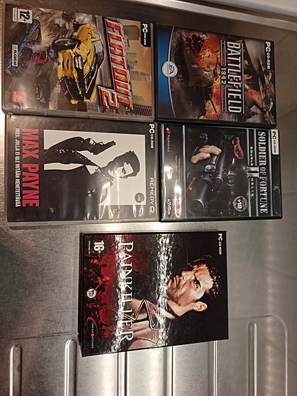 PC-pelipaketti: Max Payne, Painkiller, Soldier of Fortune 2 ym.