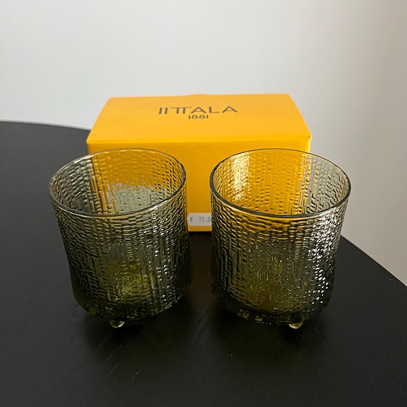 Iittala Ultima Thule juomalasit Suomi hiekka 2 kpl