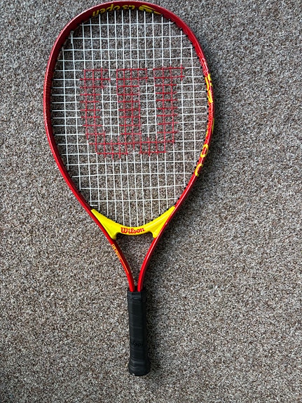 Wilson junior tennismaila punakeltainen 7-8v