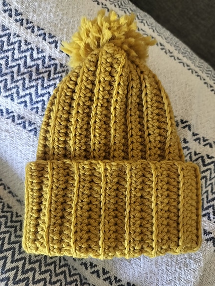 Virkattu villapipo vauvalle 💛