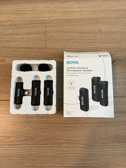BOYA langattomat mikrofonit