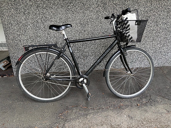 Helkama miesten kaupunkipyörä L 28" musta