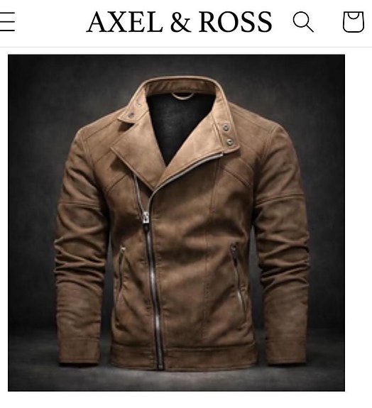 Miesten nahkatakki | uusi Axel Ross - Weston Leather Jacket S - koko