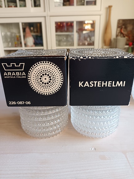 Arabia, Kastehelmi lasinaluset