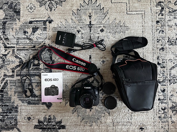 Canon EOS 60D & 50mm 1:1.8 objektiivi