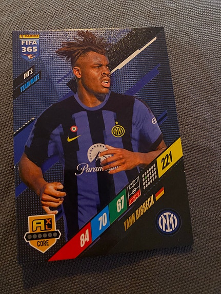 Panini FIFA 365 Inter Milan jalkapallokortti
