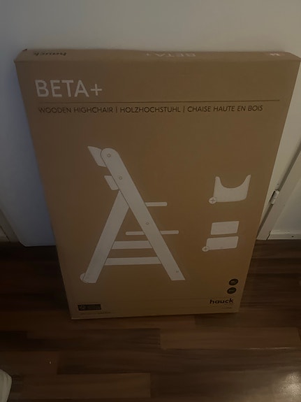 Käyttämätön hauck beta+ syöttötuoli
