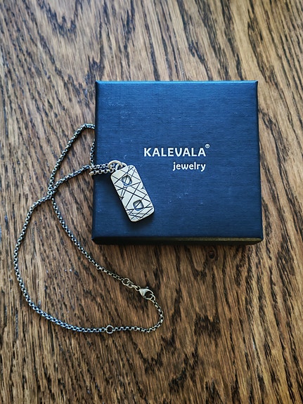 Kalevala Teemu Selänne hopeinen kaulakoru