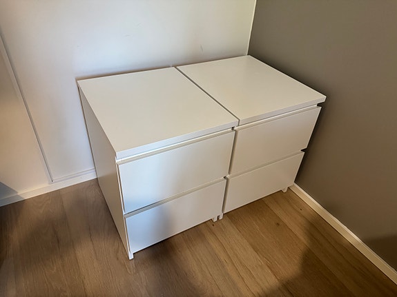 IKEA MALM yöpöydät 2kpl