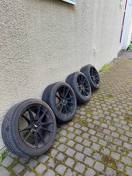Japan Racing VW/Audi/Mercedes JR21 Vanteet 17” tuumaiset ” AIDOT”