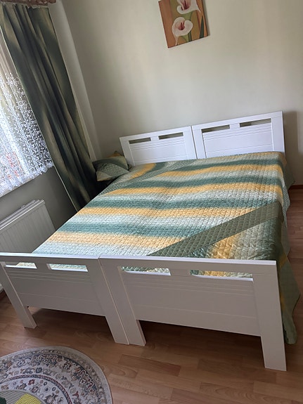 Inari matala sänky 80 cm valkoinen