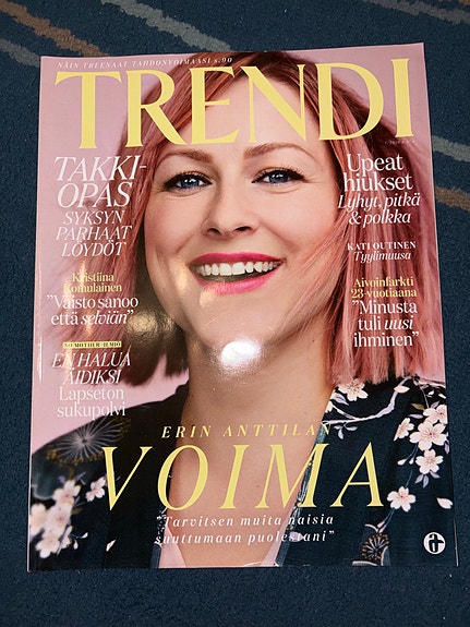 Trendi-lehti Erin Anttila -numero