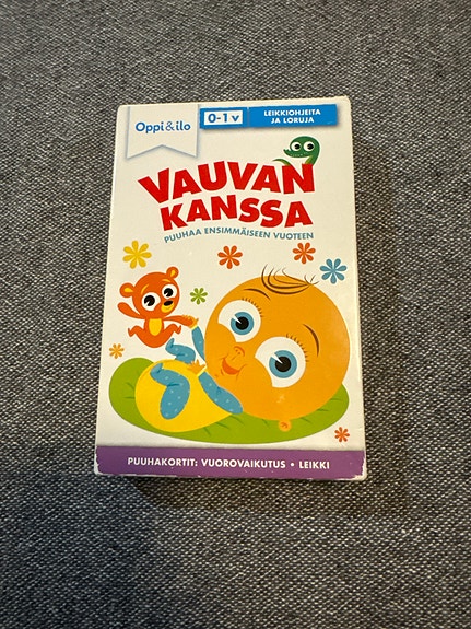 Oppi&ilo, vauvan kanssa -kortit, 0-1 v